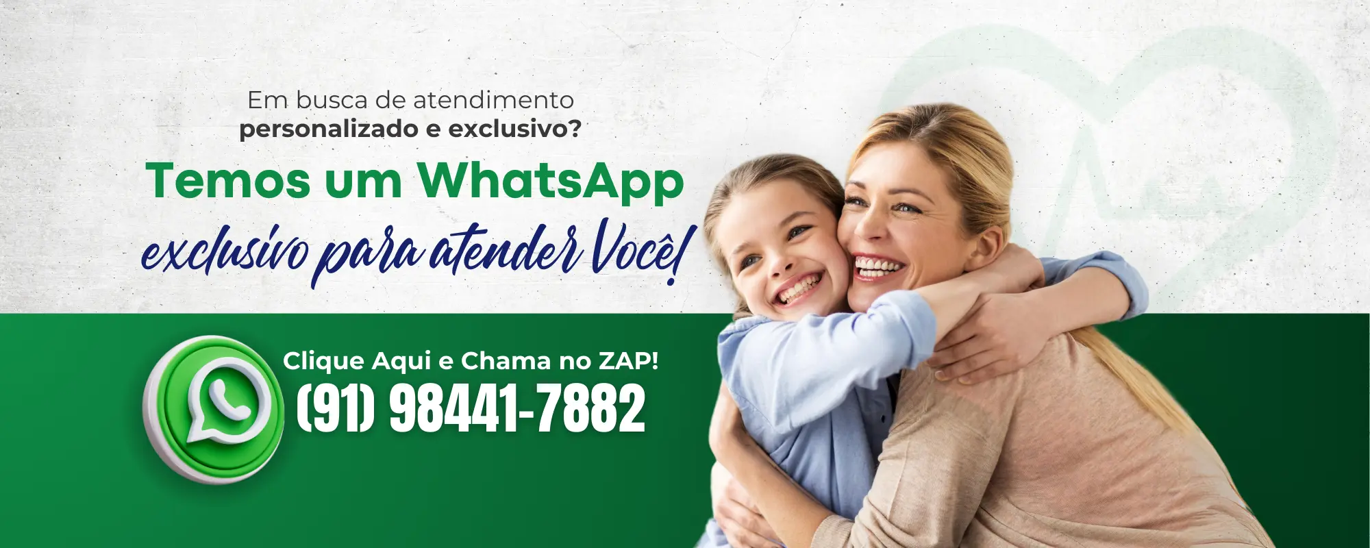 Atendimento Esclusivo pelo WhatsApp