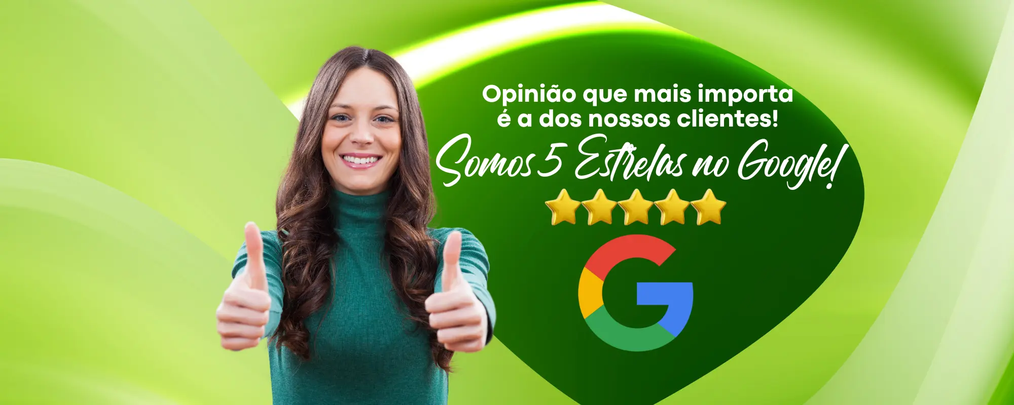Avaliação do Google com 5 Estrelas