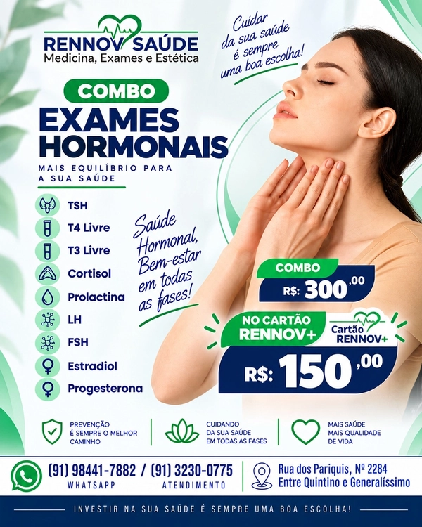 Combo Exames Hormonais
