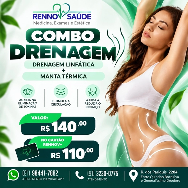 Combo Drenagem Linfática